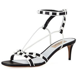 Free Rockstuds Ankle Wrap Heel Sandals